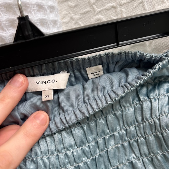 Vice Satin Blue Skirt - Picture 4 of 6